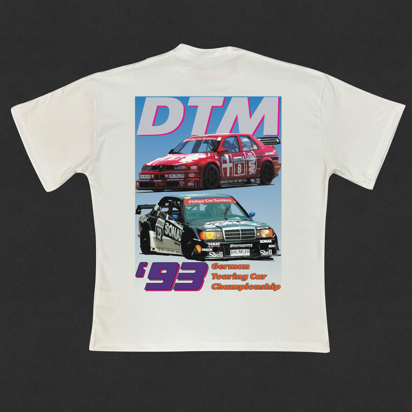 DTM 90's inspired t-shirt