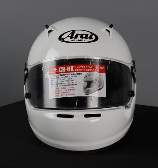 Arai CK-6 karting helmet front Mexico