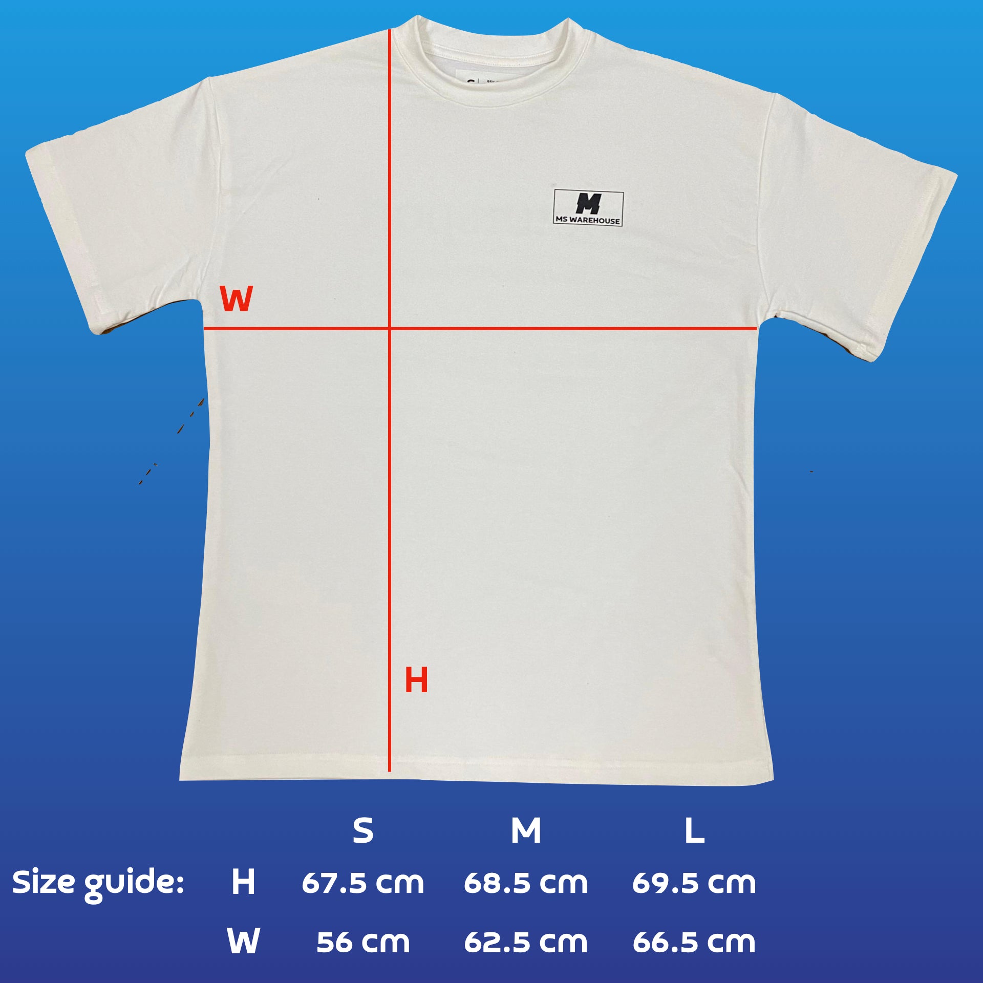 T-shirt size guide